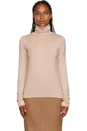 Baserange Beige Bamboo Turtleneck