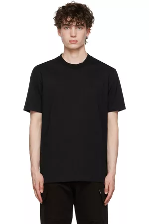 VERSACE Men T-shirts - Black Logo T-Shirt