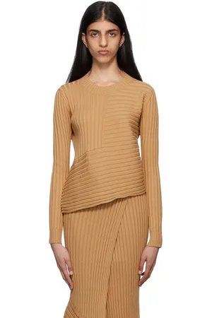 Stella McCartney Tan Asymmetric Sweater