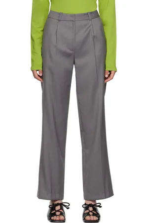 Low Classic Gray Low Rise Trousers