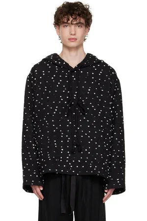 COMMAS Black Polka Dot Hoodie