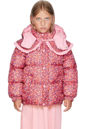 FLAKIKI SSENSE Exclusive Kids Reversible Red Liberty Kiki Goose Puffer Jacket