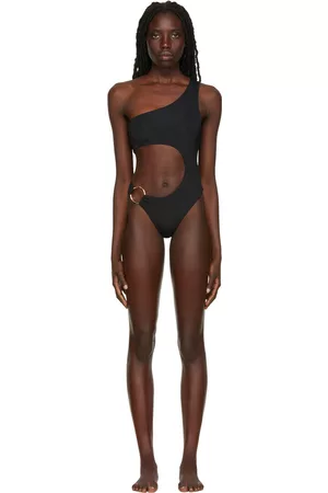 Louisa Ballou Half Moon One-Piece Swimsuit
