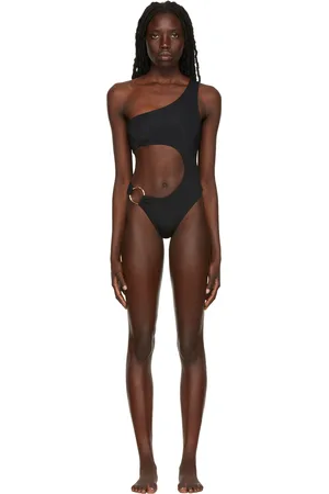 Louisa Ballou Half Moon One-Piece Swimsuit