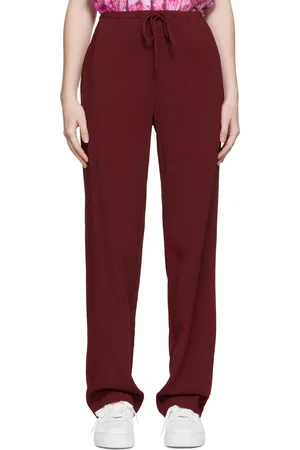 Ami Red Palazzo Trousers