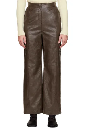 LVIR Grained Faux-Leather Pants