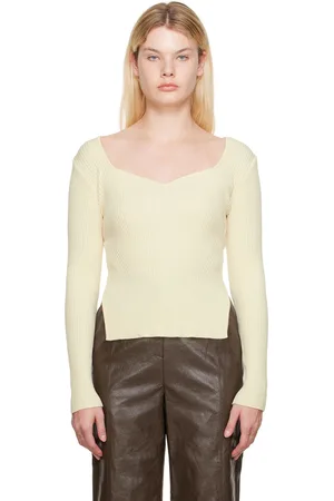 LVIR Off-White V-Neck Sweater