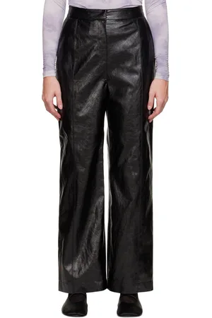 LVIR Grained Faux-Leather Pants