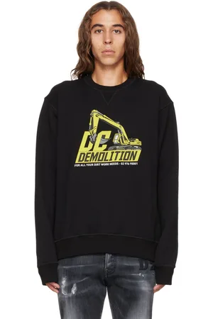 Dsquared2 Black DC Demolition Sweatshirt