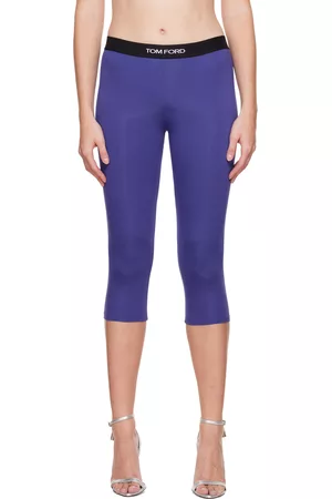 Tom Ford Women Shorts - Purple Biker Shorts