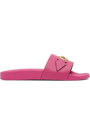 VERSACE Pink Medusa Biggie Slides