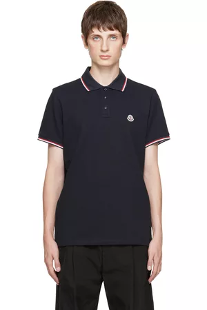 Moncler Navy Patch Polo