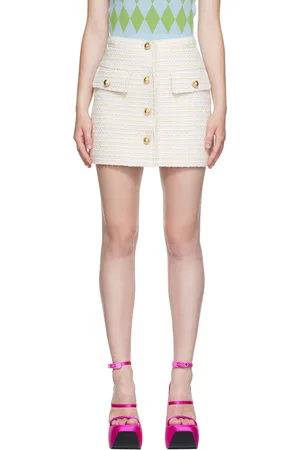 pushBUTTON Pink Tweed Miniskirt