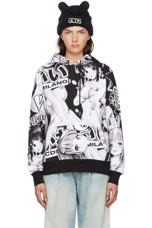 GCDS Black & White Hentai Hoodie