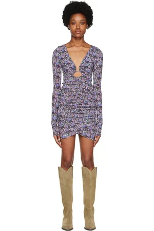 Isabel Marant Purple Jordana Minidress