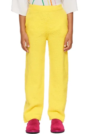 The Row Kids Yellow Bugsy Lounge Pants