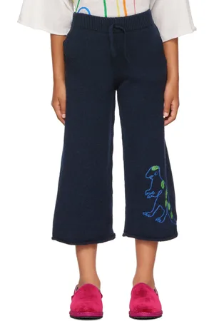 The Row Kids Navy T-Rex Lounge Pants