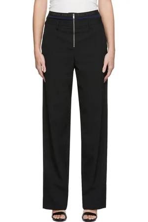 DION LEE SSENSE EXCLUSIVE Black Layered Trousers