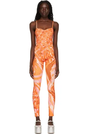 Collina Strada SSENSE Exclusive Orange Print Jumpsuit