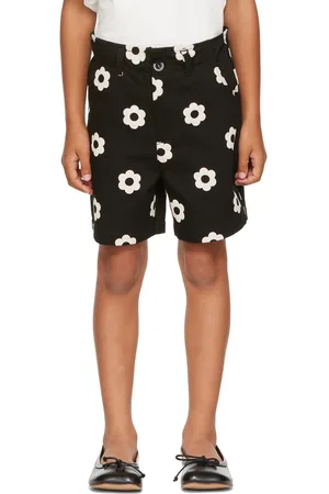 MÊME Kids Off-White & Black Daisy Paloma Shorts