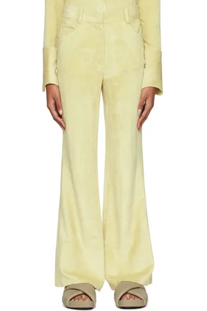 Recto Green Flared Trousers