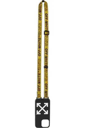 OFF-WHITE Black & Yellow Belt Cover iPhone 13 Pro Case
