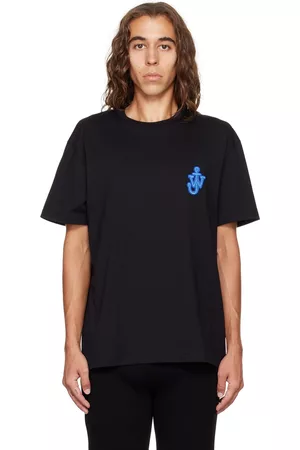 J.W.Anderson Men T-shirts - Black Anchor T-Shirt
