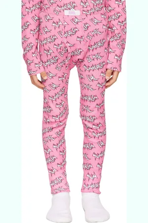 ERL Kids Pink Waffle Pants