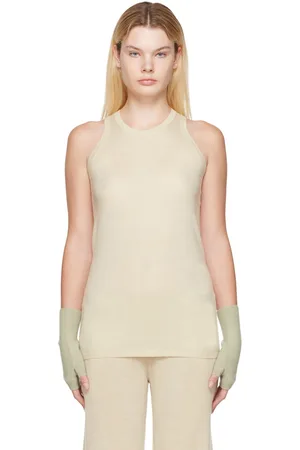 Frenckenberger Off-White Cashmere Tank Top