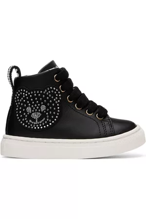 Moschino Baby Crystal Teddy High Sneakers