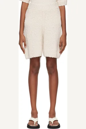 STUDIO NICHOLSON Off-White Pivot Shorts