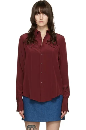 Maiden Name SSENSE Exclusive Red Odette Shirt