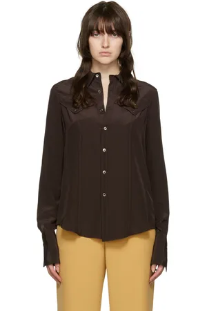 Maiden Name SSENSE Exclusive Brown Odette Shirt