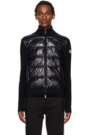 Moncler Black Paneled Down Jacket