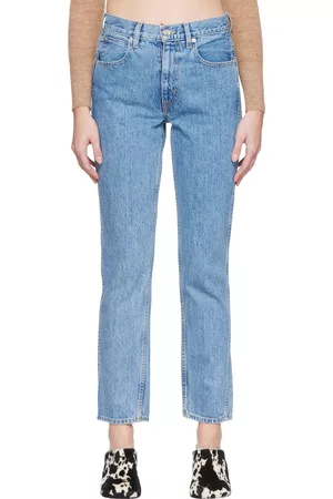 SLVRLAKE Women Slim - Blue Virginia Slim Jeans