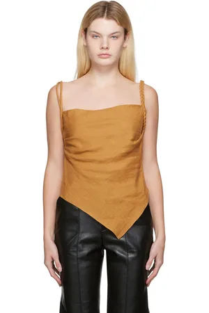 Nanushka Brown Stina Tank Top