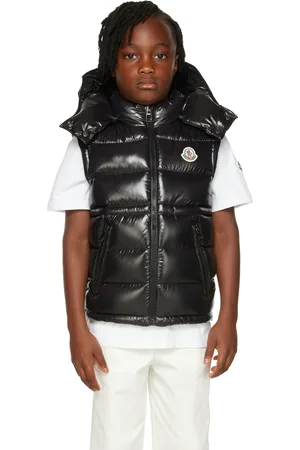 Moncler Kids Black Ania Down Vest