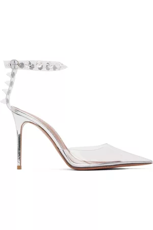 Amina Muaddi Julia Glass Heels
