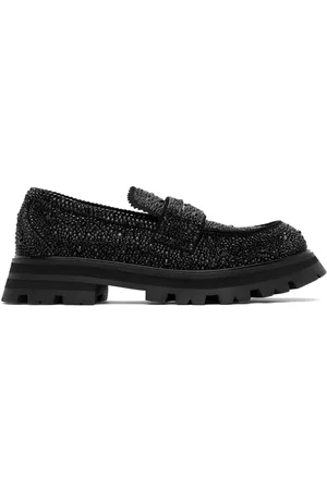 Alexander McQueen Rhinestone Loafers
