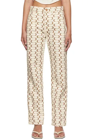 Reformation Off-White Mod Jeans