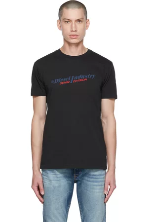 Diesel Men T-shirts - Black Industry T-Shirt