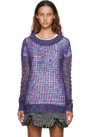 Anna Sui Multicolor Boatneck Sweater