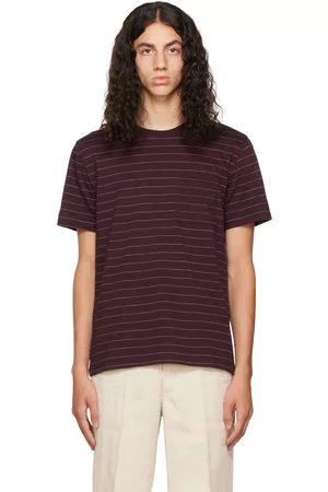 Vince Burgundy Stripe T-Shirt