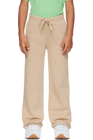 Longlivethequeen Kids Beige Organic Cotton Lounge Pants