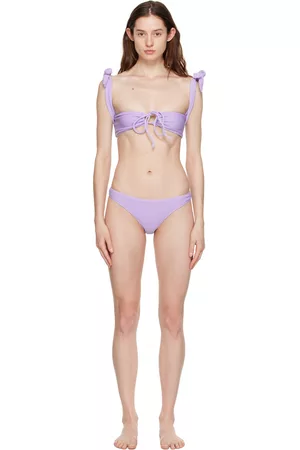 DANIELLE GUIZIO Women Bikinis - SSENSE Exclusive Purple Mona Bikini