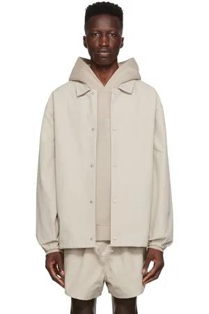 FEAR OF GOD Gray Drawstring Jacket
