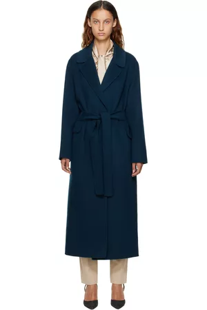 Max Mara Women Coats - Blue Liuto Coat