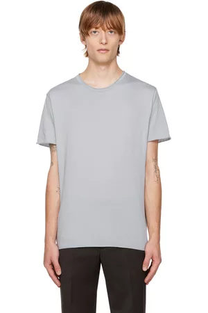 Filippa K Men T-shirts - Gray Organic Cotton T-Shirt