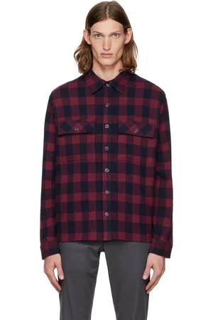 Vince Red Checked Shirt