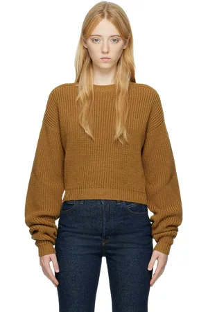 Quira SSENSE Exclusive Brown Raglan Sweater
